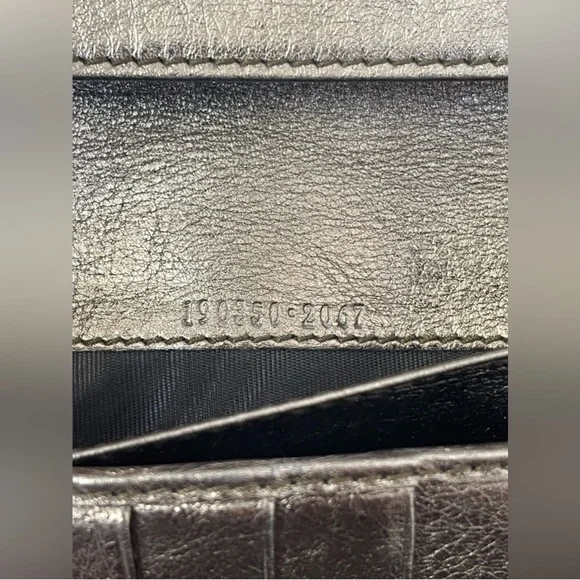 Gucci hysteria gold metallic leather continental wallet - Picture 8 of 8